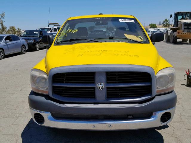 3D6WR26D86G188206 - 2006 DODGE RAM 2500 S YELLOW photo 9