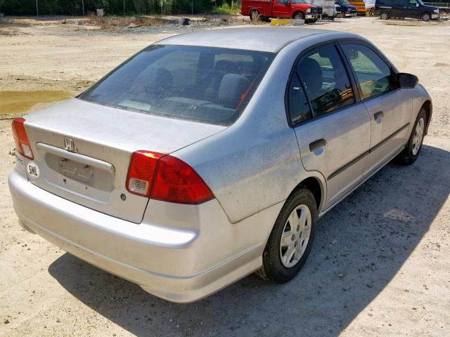 2HGES16364H557683 - 2004 HONDA CIVIC DX V SILVER photo 4