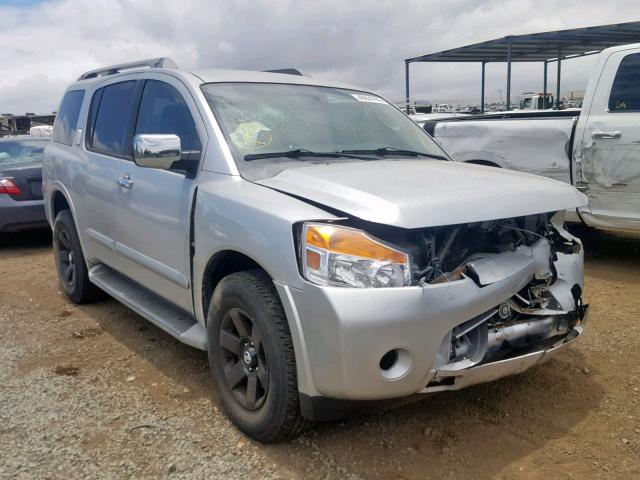 5N1AA0ND4AN612084 - 2010 NISSAN ARMADA SE SILVER photo 1