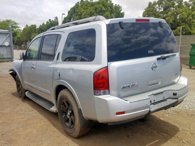 5N1AA0ND4AN612084 - 2010 NISSAN ARMADA SE SILVER photo 3