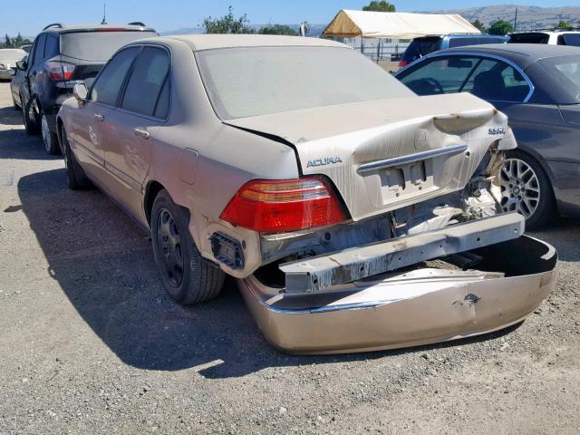 JH4KA9652YC016450 - 2000 ACURA 3.5RL BEIGE photo 3