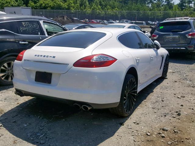 WP0AB2A74BL061147 - 2011 PORSCHE PANAMERA S WHITE photo 4