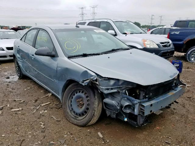 1G2ZF57B184174050 - 2008 PONTIAC G6 VALUE L GRAY photo 1