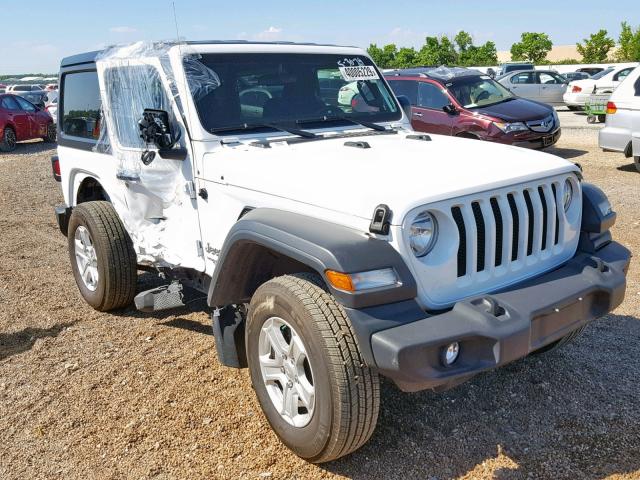 1C4GJXAN7JW200130 - 2018 JEEP WRANGLER S WHITE photo 1