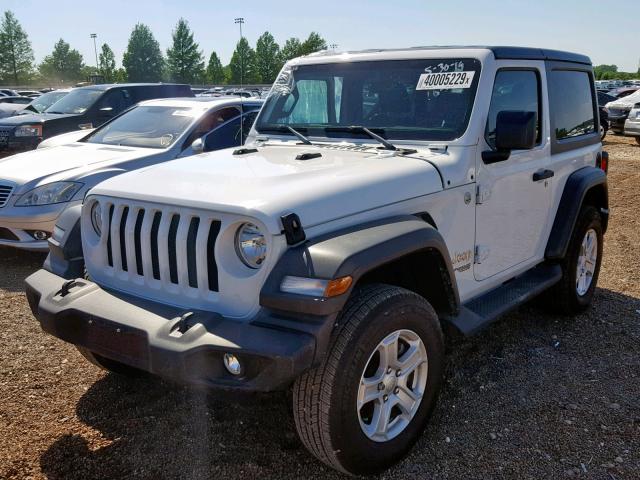 1C4GJXAN7JW200130 - 2018 JEEP WRANGLER S WHITE photo 2