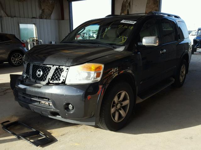 5N1BA0ND2BN616169 - 2011 NISSAN ARMADA SV BLACK photo 2