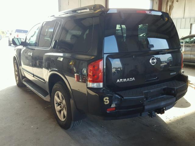 5N1BA0ND2BN616169 - 2011 NISSAN ARMADA SV BLACK photo 3