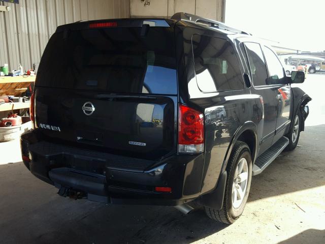 5N1BA0ND2BN616169 - 2011 NISSAN ARMADA SV BLACK photo 4