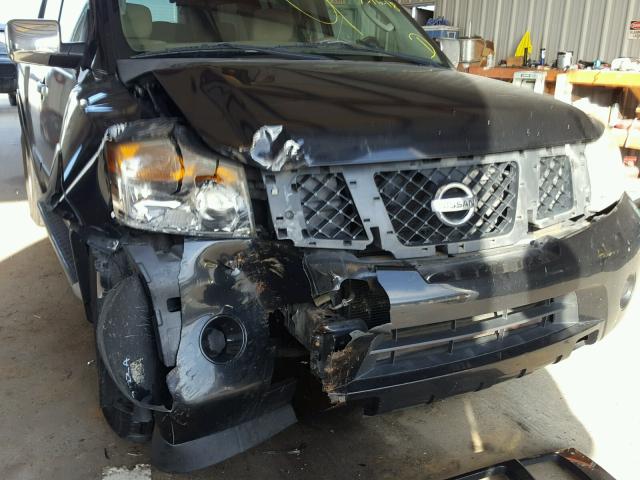 5N1BA0ND2BN616169 - 2011 NISSAN ARMADA SV BLACK photo 9