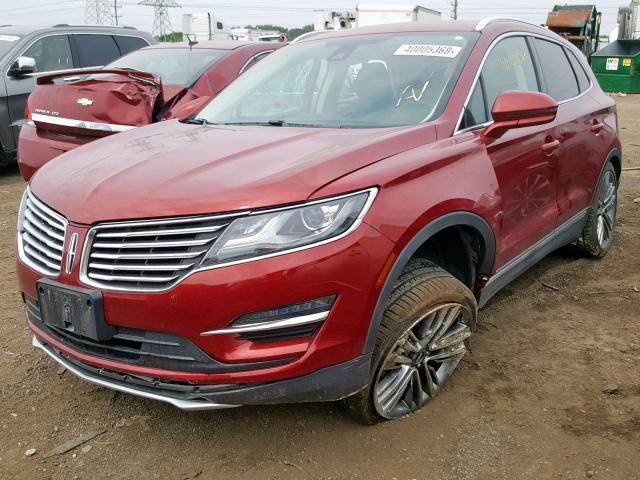 5LMTJ3DH4GUJ26966 - 2016 LINCOLN MKC RESERV RED photo 2