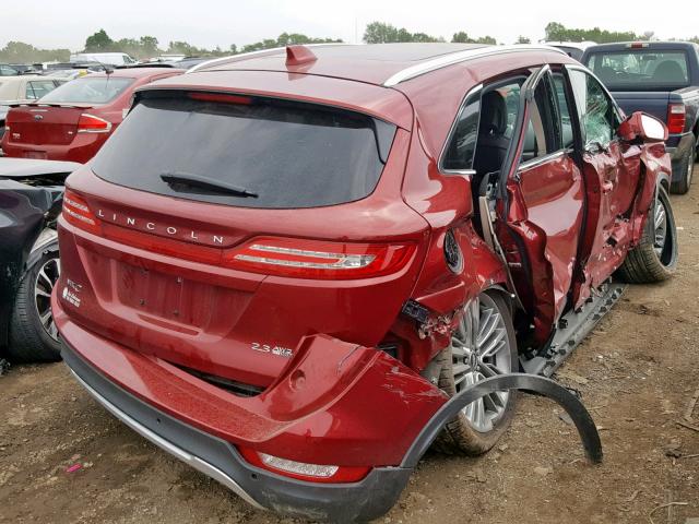 5LMTJ3DH4GUJ26966 - 2016 LINCOLN MKC RESERV RED photo 4