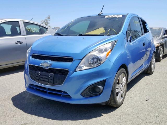 KL8CB6S99DC507305 - 2013 CHEVROLET SPARK LS BLUE photo 2