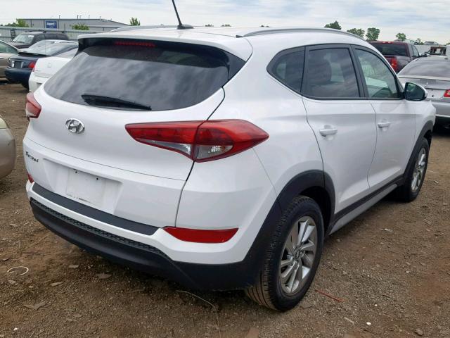 KM8J33A41HU361431 - 2017 HYUNDAI TUCSON LIM WHITE photo 4