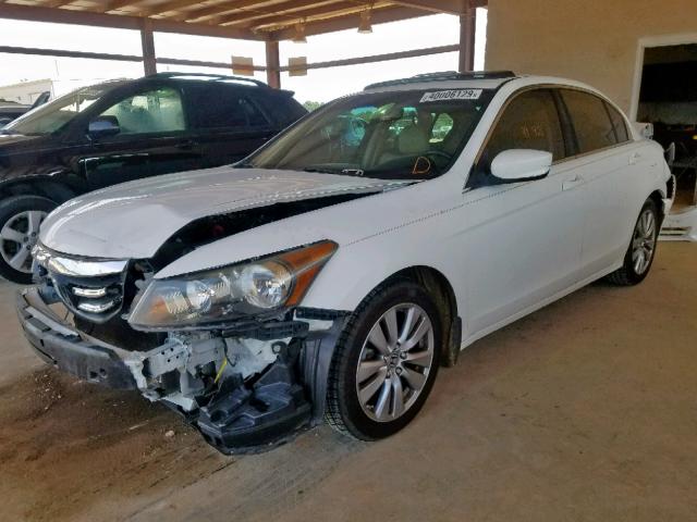 1HGCP2F85CA164006 - 2012 HONDA ACCORD EXL WHITE photo 2