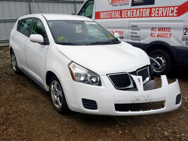 5Y2SP67829Z473989 - 2009 PONTIAC VIBE WHITE photo 1