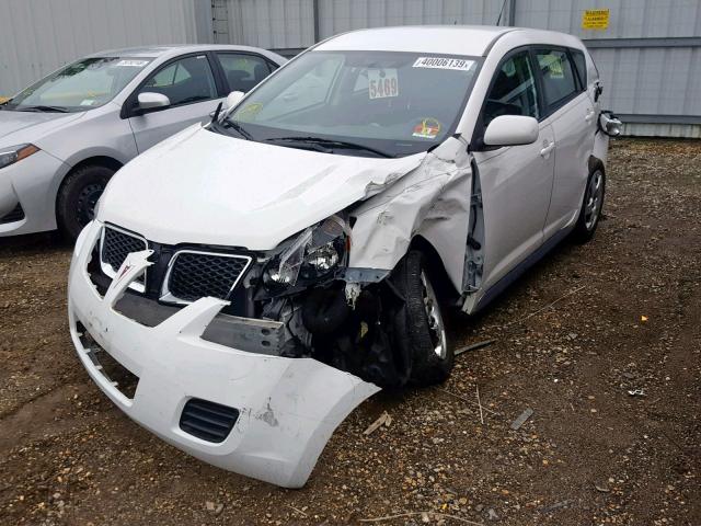 5Y2SP67829Z473989 - 2009 PONTIAC VIBE WHITE photo 2