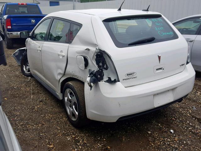 5Y2SP67829Z473989 - 2009 PONTIAC VIBE WHITE photo 3