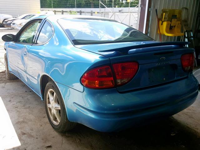 1G3NK12T2XC386152 - 1999 OLDSMOBILE ALERO GX BLUE photo 3