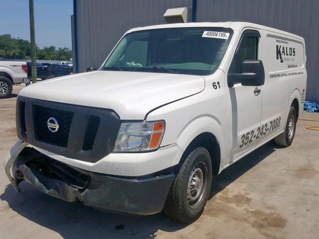 1N6BF0KM2DN103921 - 2013 NISSAN NV 1500 WHITE photo 2