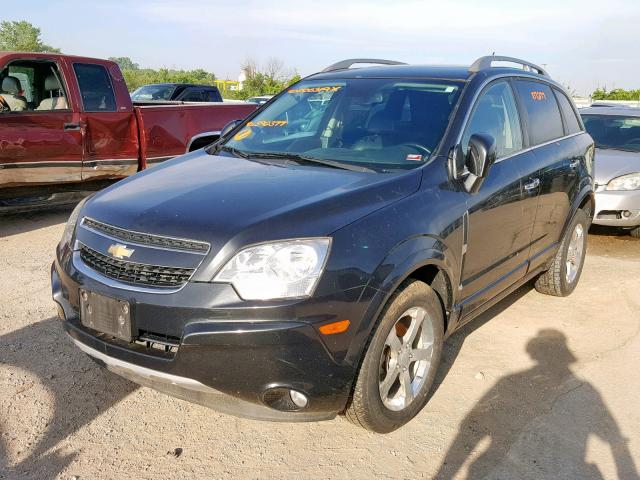 3GNAL3EK5DS592377 - 2013 CHEVROLET CAPTIVA LT BLACK photo 2