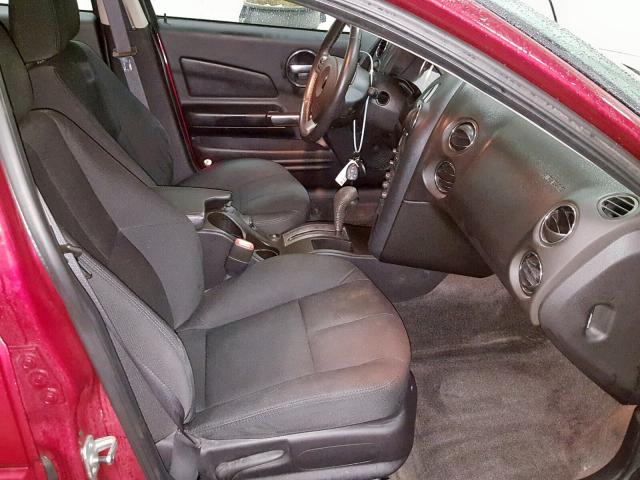 2G2WP552881141433 - 2008 PONTIAC GRAND PRIX BURGUNDY photo 5