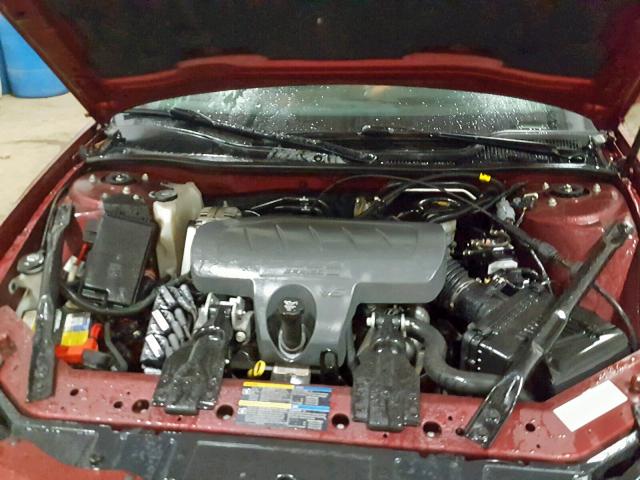2G2WP552881141433 - 2008 PONTIAC GRAND PRIX BURGUNDY photo 7
