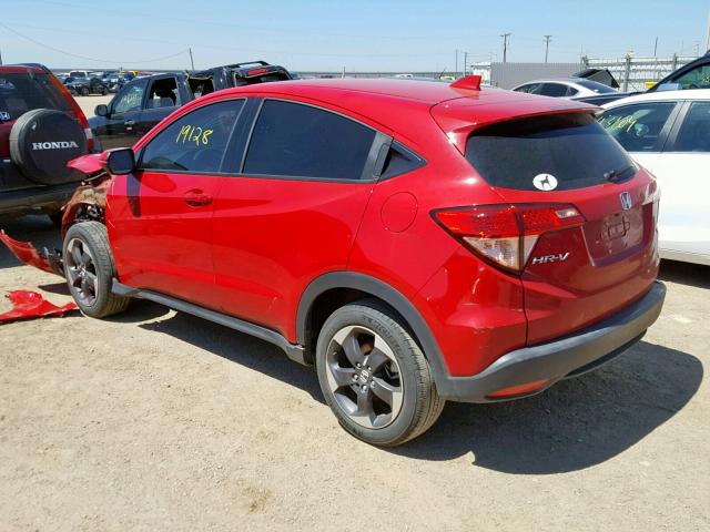 3CZRU5G55JM701409 - 2018 HONDA HR-V EX RED photo 3