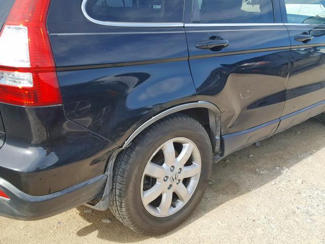 JHLRE48727C105412 - 2007 HONDA CR-V EXL BLACK photo 9