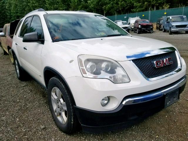 1GKLVLEDXAJ152802 - 2010 GMC ACADIA SLE WHITE photo 1