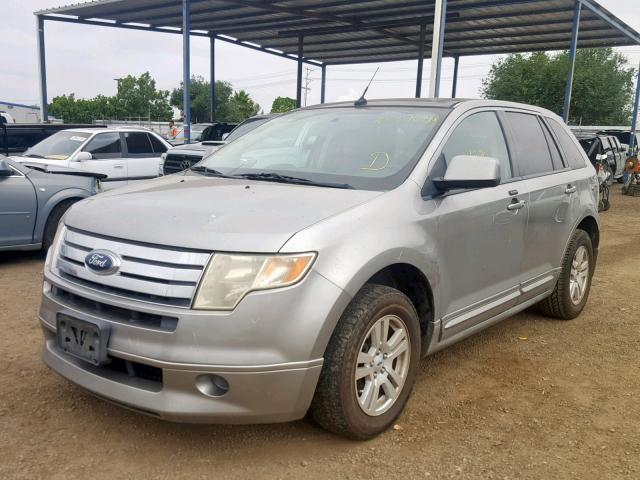 2FMDK38C28BA89765 - 2008 FORD EDGE SEL GRAY photo 2