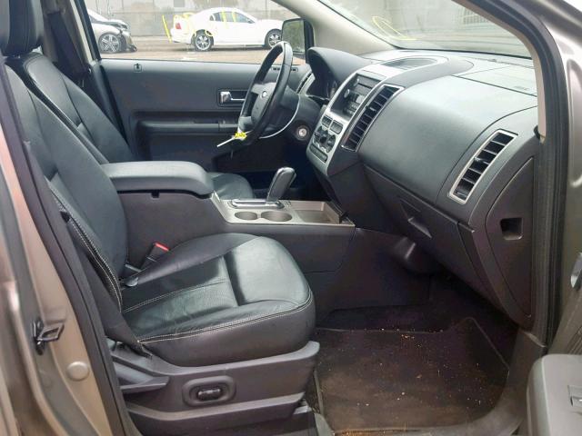 2FMDK38C28BA89765 - 2008 FORD EDGE SEL GRAY photo 5