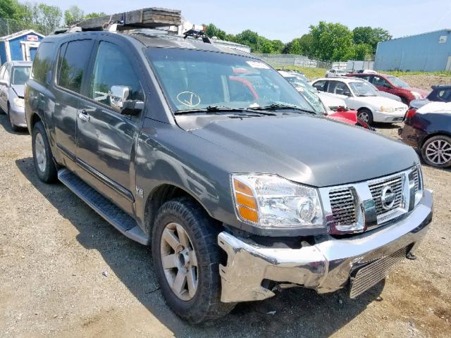 5N1AA08B74N708810 - 2004 NISSAN ARMADA SE GRAY photo 1