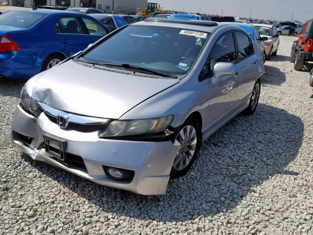 2HGFA1F95AH531454 - 2010 HONDA CIVIC EXL SILVER photo 2