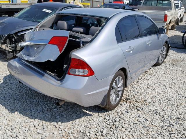 2HGFA1F95AH531454 - 2010 HONDA CIVIC EXL SILVER photo 4