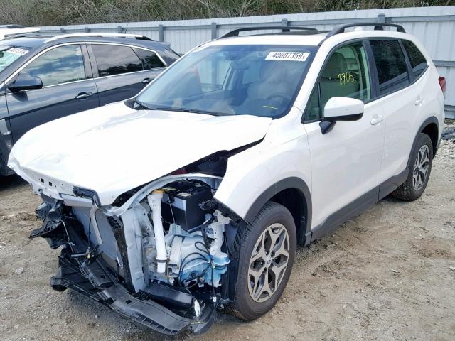 JF2SKAEC9KH518268 - 2019 SUBARU FORESTER P WHITE photo 2