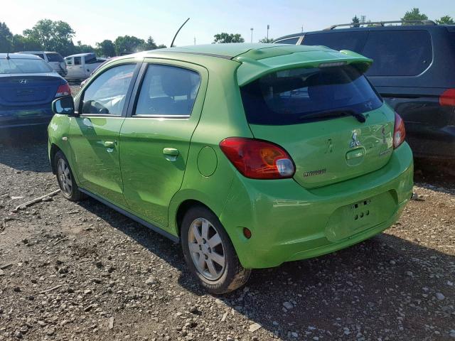 ML32A3HJ2EH003420 - 2014 MITSUBISHI MIRAGE DE GREEN photo 3