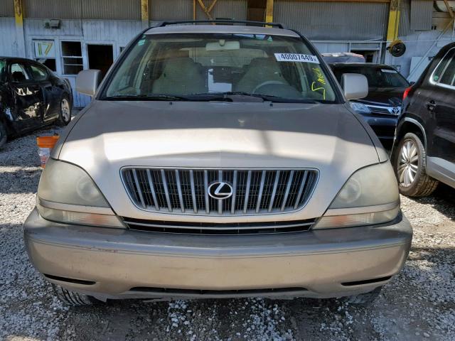 JT6GF10U9Y0051103 - 2000 LEXUS RX 300 GOLD photo 9