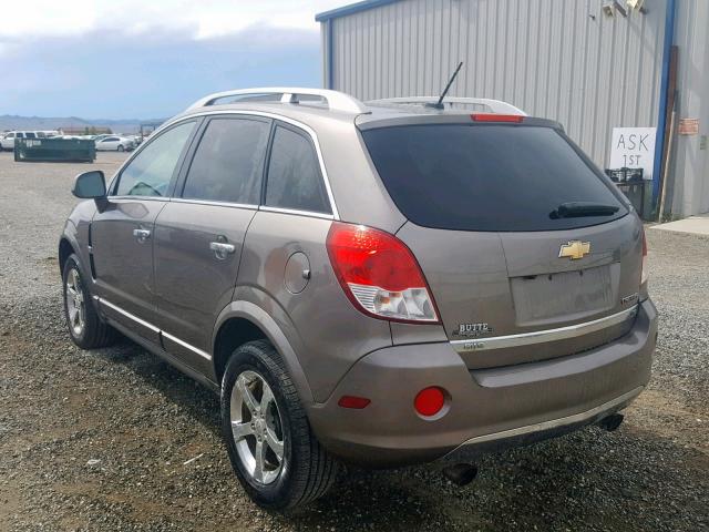 3GNFL4E51CS608806 - 2012 CHEVROLET CAPTIVA SP BROWN photo 3