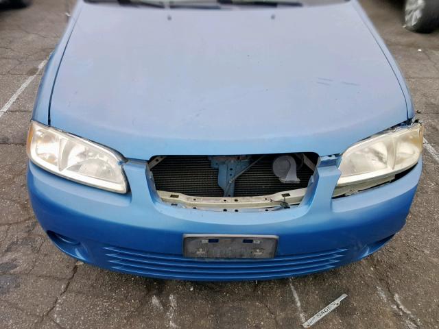 3N1CB51D63L804609 - 2003 NISSAN SENTRA XE BLUE photo 9