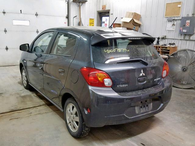 ML32A3HJ4FH004196 - 2015 MITSUBISHI MIRAGE DE CHARCOAL photo 3