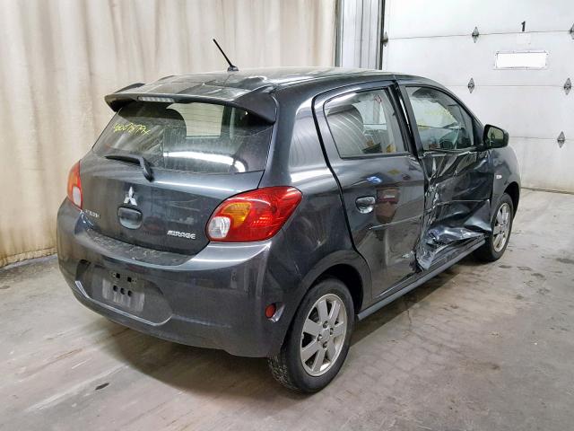 ML32A3HJ4FH004196 - 2015 MITSUBISHI MIRAGE DE CHARCOAL photo 4