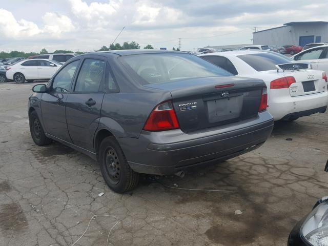 1FAFP34NX7W353422 - 2007 FORD FOCUS ZX4 GRAY photo 3