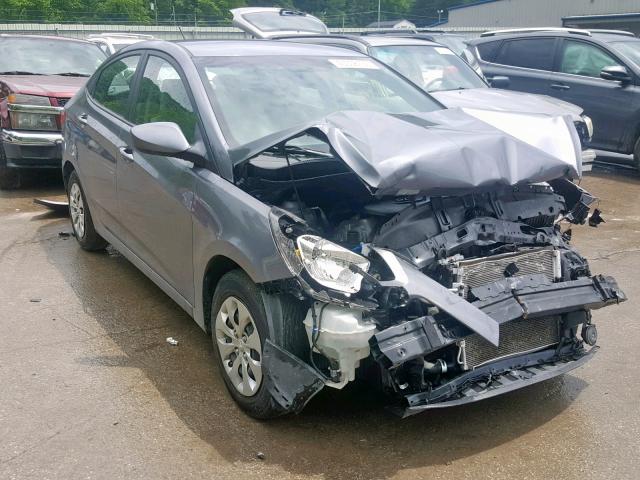 KMHCT4AE7HU278349 - 2017 HYUNDAI ACCENT SE GRAY photo 1