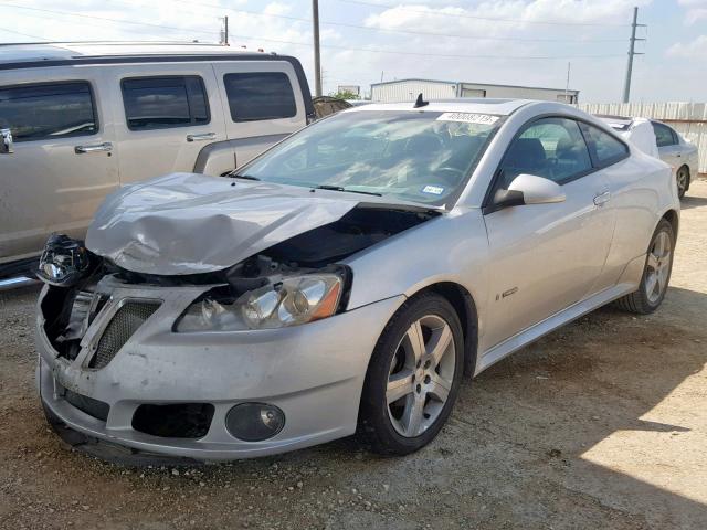 1G2ZL177294251846 - 2009 PONTIAC G6 GXP SILVER photo 2