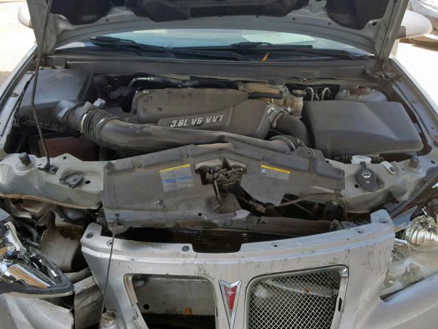 1G2ZL177294251846 - 2009 PONTIAC G6 GXP SILVER photo 7