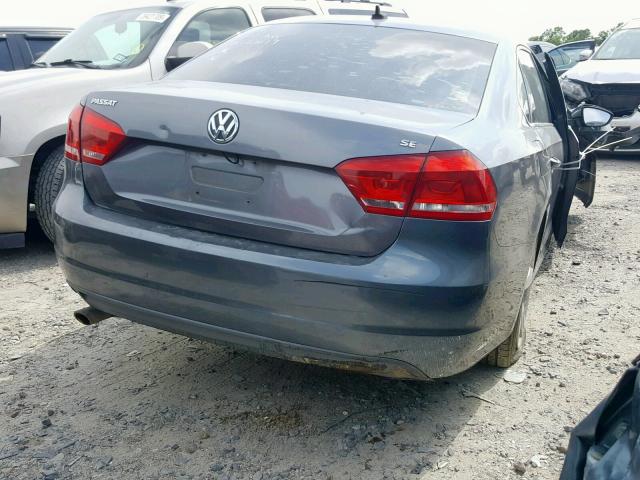 1VWBH7A37CC034858 - 2012 VOLKSWAGEN PASSAT SE GRAY photo 4