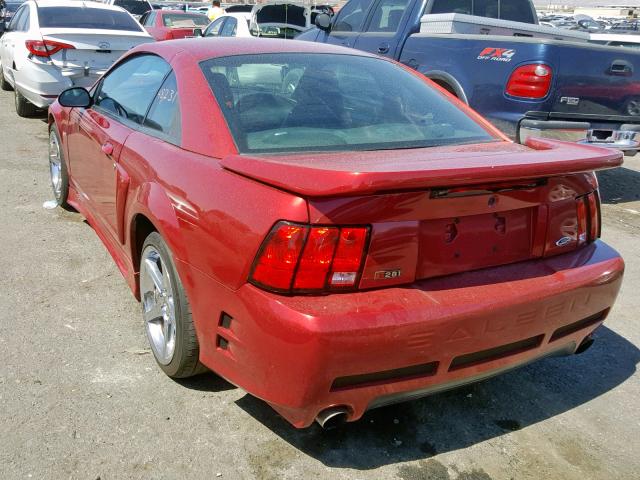 1FAFP42X74F187849 - 2004 FORD MUSTANG GT RED photo 3