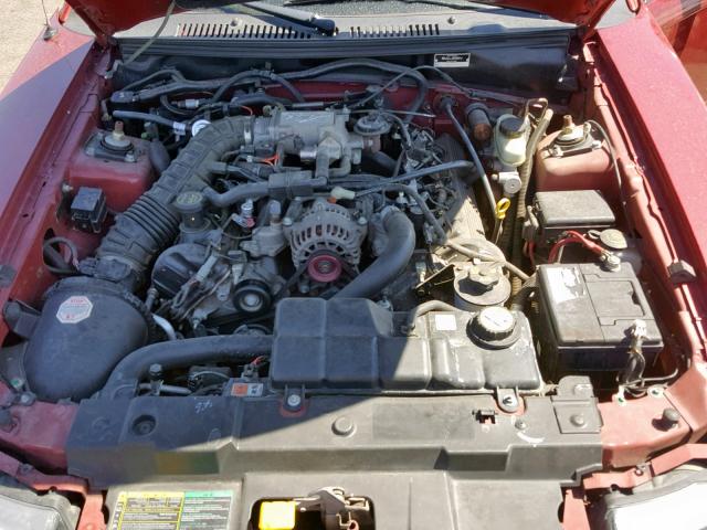 1FAFP42X74F187849 - 2004 FORD MUSTANG GT RED photo 7