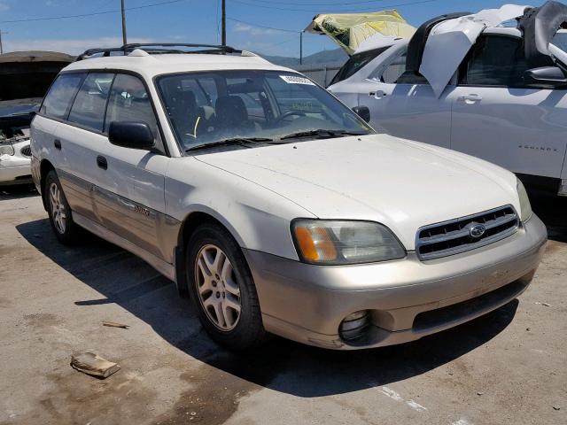 4S3BH665427631495 - 2002 SUBARU LEGACY OUT WHITE photo 1