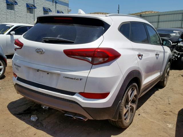 KM8J33A23GU122685 - 2016 HYUNDAI TUCSON LIM WHITE photo 4